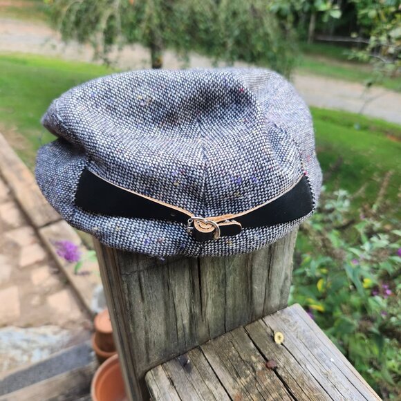 Vintage Custom Made Tweed Newsboy Cap By Popularity - Picture 4 of 7